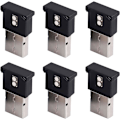 Miniatyrbillede 1 af 8: 6 stk. Mini USB LED Lys, 7 Farver RGB Bil LED Indvendig Belysning 5V Smart USB Smart Lys Atmosfærisk Lys, Laptop Tastaturlys