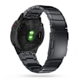 Miniatyrbillede 1 af 5: Tech-Protect Garmin Fenix 3/5X/6X/7X Armbånd Rustfrit Stål Sort 22cm