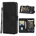 Miniatyrbillede 1 af 4: Læder telefoncover til Blackberry KEY2 Black