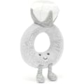 Miniatyrbillede 4 af 5: Jellycat Amuseables Diamant Ring Plyslegetøj, 20 cm | Vielsesring Plys | Forlovelses- og Bryllupsgave