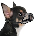 Miniatyrbild 1 av 5: Andningsbart Mjukt Mesh Hundmunkorg, Justerbar för Små/Mellanstora Hundar - Chihuahua, Pudel, Husky (Labrador) S