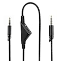 Miniatyrbilde 1 av 5: Erstatnings A10-kabel Kompatibel med Astro A10 Headset, Qjyth A10 Inline Volum Lydkabel for Astro A10/a40/a40tr Gam