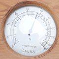 Miniatyrbillede 3 af 4: 2-i-1 Hygrometer i træ Saunatermometer Dobbelt Urskive Sauna Temperaturmåler Fugtighedsmåler