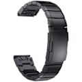 Miniatyrbillede 4 af 5: Tech-Protect Garmin Fenix 3/5X/6X/7X Armbånd Rustfrit Stål Sort 22cm