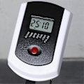 Miniatyrbillede 5 af 5: Monitor Speedometer med puls for fitness motionscykler, magnetisk cykel