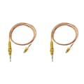 2X Termoelement HR0001 Ugn Gasugn Spis Universal Termoelement