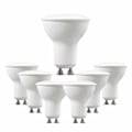 Pikkukuva 1 / 5: Paketti 6 kpl GU10 LED-lamppua 5 W, lämmin valkoinen 4000 K, korkea kirkkaus