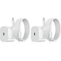 2-pack Laddare för iPhone - Snabbladdare-Adapter + Kabel 20W Vit 2-pack Samsung (NT) 2-pack Samsung 2-pack Samsung (20W.SA