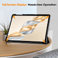 Miniatyrbillede 5 af 5: For Honor Pad X9 Pro Cover Anti-Drop Læder Stand Tablet Cover - Sort Black