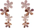 Miniatyrbilde 1 av 5: Delikate bøyleøreringer Blomster Dingle Statement Øredobber Blomsterlappeteppe Øredobber Boho Dråpeøreringer Statement Stud Øredobber for kvinner jenter B[J]