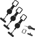 2/3-pack infällbar stöldskyddstelefonrem, justerbar telefonhållare för skidåkning och utomhusbruk[J] 3-pack