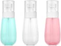Små sprayflaskor 100 ml, 3-pack finfördelande sprayflaska för resor[J] 100ml