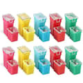 20-pack sortimentssats med bilsäkringar, hög/standard och lågprofilsboxsäkringar för pickuper, ca.