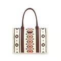 Wrangler tygväska västerländska väskor för kvinnor axelväska Boho Aztec handväskor NY, 100% ny Off-white L