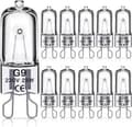 G9 halogenlampor 28W, 230V, 10-pack 28W