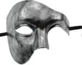 Naamiaisnaamio miehille, Halloween, Oopperan kummitus Silver