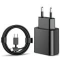 (Specialerbjudande) Samsung USB-C 45W snabbladdare + 2 meter USB-C datakabel (svart)