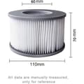 Miniatyrbild 3 av 5: 8 st Mspa Pool Bubbelpool Spa Filterpatroner, Poolfilter Ersättningspatron, 6 st 6PCS