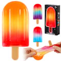 Miniatyrbilde 7 av 8: Popsicle Squishy Sukkeris Squishies Klemmeleker Orange+color