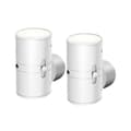 Natlamper til stikkontakt, dæmpbare LED-væglamper med lyssensor, 3 temperaturer, natlys til soveværelse, EU-stik White Eu plug