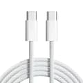 3 meter laddare kompatibel med Samsung Iphone - Snabbladdare - USB - C - Kabel Vit