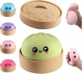 Dumpling Squishy Mystery Box, Söt Mjuk Dumpling Stressboll Sensorisk Leksak, Ångestlindrande Skrivbordsleksak (Grön) green