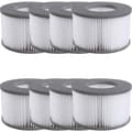 Miniatyrbild 1 av 5: 8 st Mspa Pool Bubbelpool Spa Filterpatroner, Poolfilter Ersättningspatron, 8 ST 8PCS