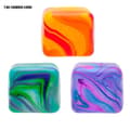 [Needoh Squishy Cube] Needoh Squishy Cube Roterande - Virvlande Mönster Avslappningsleksak för Ångest ADHD Autism - Fidget Sensorisk Finmotorik