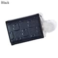 Lyhyt lompakko kolikkotasku, musta black