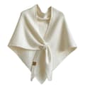 Damhalsduk Pashmina & Triangulär Sjal – Varm Lång Sjal för Fest & Vinterbruk Beige Beige