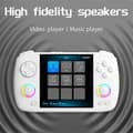 RG CubeXX Retro Handhållen Spelkonsol, 32GB, RGB Joystick, Stöder WiFi & Bluetooth White