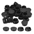 26 st. Hålpluggar Knockout-låspluggar, svarta, 26 st. black 26Pcs