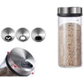 Kryddset Kryddburkar Salt Socker Ströare Saltbehållare Flaska Behållare Glas 200 ml