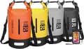 Vanntett tørrpose 5L 10L 20L 31L Vanntett pose med lang justerbar stropp ORANGE 30L