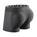 Boxershorts för män, vadderade med höftkuddar, grå, storlek M Grey M