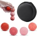Silikonmagnetiska bollfidgetleksaker för vuxna och tonåringar, 4-pack stresslindrande sensoriska leksaker för autism, ADHD, ångest, kontorspresenter pink