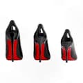 Elegante spidse stiletpumps til kvinder i sort lakfinish Black.7.cm 43
