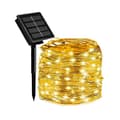 LED Solar Fairy String Lights - Fargerike, 8 Moduser, Utendørs Juledekor 1pcs warm 100LED 13M