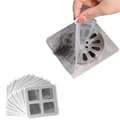 Miniatyrbild 1 av 5: 20-pack Självhäftande Engångs Hårfilter, Avloppsskydd Diskho Filter Självhäftande Filter Vit