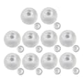 10 st stressbollskal med flaskpropp, klämbart skal (4 cm)