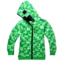 Minecraft Creeper Långärmad Huvtröja med Dragkedja för Barn 130cm