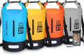 Vanntett tørrpose 5L 10L 20L 31L Vanntett pose med lang justerbar stropp SKYBLUE 30L