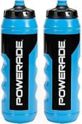 Två 946 ml (32 oz) sportvattenflaskor med envägsventil och ergonomisk läckagesäker design