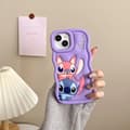 Stitch Silikone Cover - Til iPhone Rose Rød iPhone 13 Pro iPhone 13 Pro Rose Rød iPhone 13 Pro Rose Red