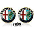 2 X 74 mm bilsymboler for Alfa Romeo