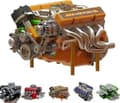 Cison V8 Motorsats, Bensin, OHV V8 SmallBlock Motormodellsats