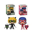 Funko Pop Vinyl W/P Animerad Miraculous Ladybug och Cat Noir