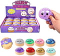 12 st Glitter Dumpling Squishy, 2026 Uppgraderad Mini Squishy Dumpling Leksak, Söta Stressbollar Fidget Sensoriska Leksaker