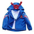 Superhelter Gutter Glidelås-hettegenser, Gutter Spider-Man Hettegenser, Blå, Størrelse 110 blue 110