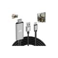 USB C til HDMI 4K-adapter, Benfei Thunderbolt 3 til HDMI [Aluminiumskal og nylonkabel]